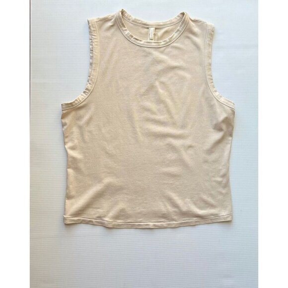 SKIMS Women's Outdoor Crew Neck Sleeveless Tank Top Size 2X Bone - Picture 8 of 9
